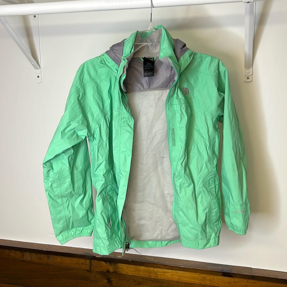 The North Face Green‎ Windbreaker- Girl’s 14/16